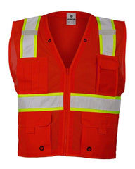 Kishigo Outerwear Kishigo - EV Series® Enhanced Visibility Multi-Pocket Mesh Vest