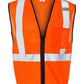 Kishigo Outerwear S/M / Orange Kishigo - Single Pocket Zipper Mesh Class 2 Vest