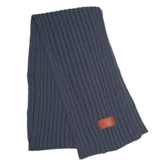 Leeman Headwear One Size / Grey Leeman - Rib Knit Scarf