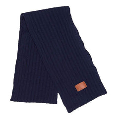 Leeman Headwear One Size / Navy-Blue Leeman - Rib Knit Scarf