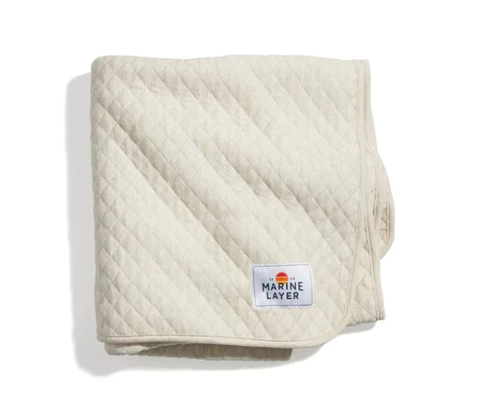 Marine Layer Accessories One Size / Oatmeal heather Marine Layer - Corbet Blanket