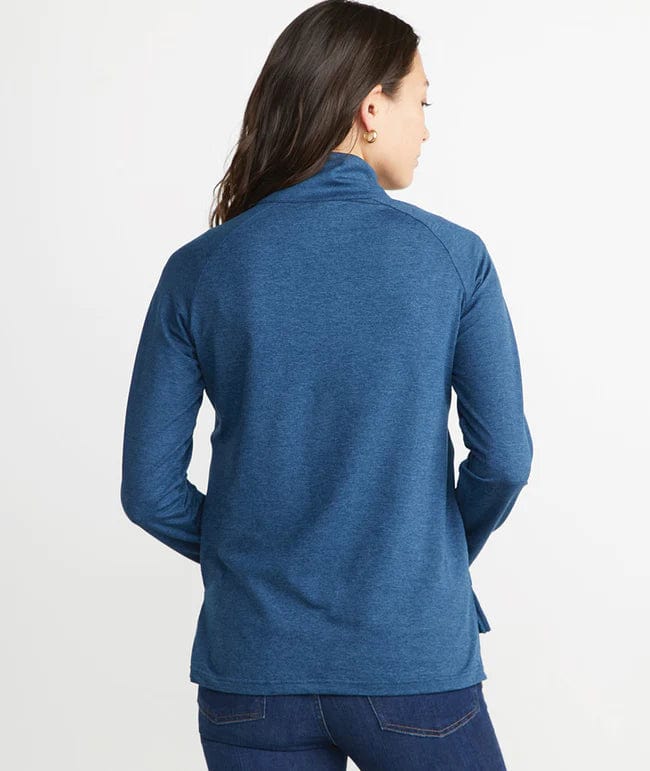 Women's Sport Quarter Zip in Charcoal – Marine Layer