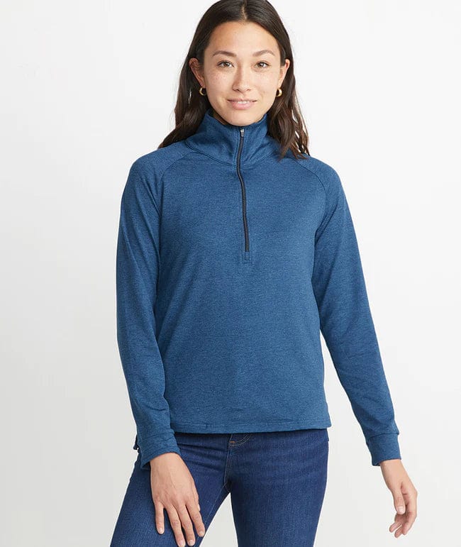 Marine Layer Blue Max Sport purchases Quarter Zip SZ S