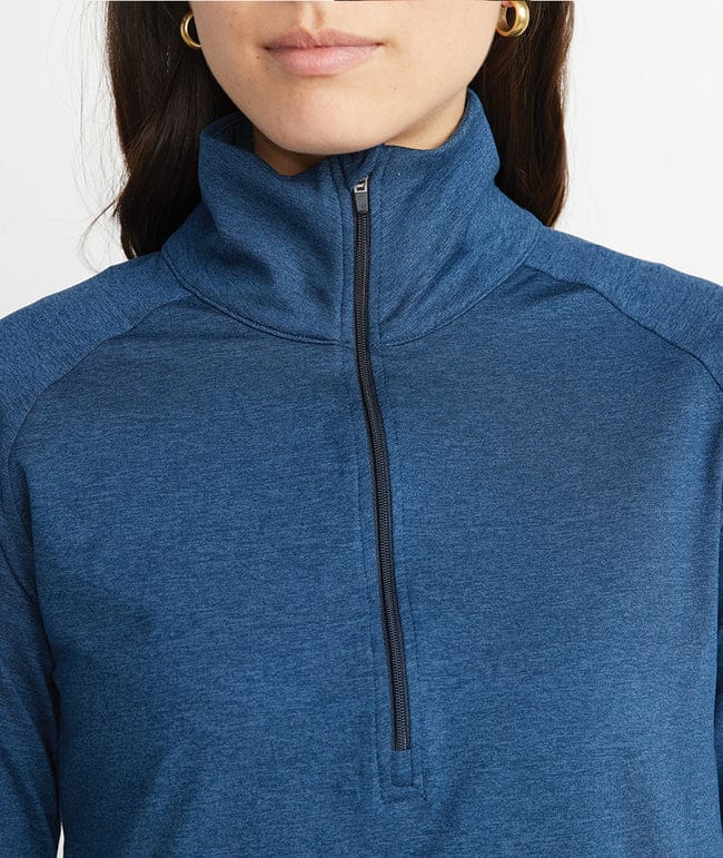 Women's Sport Quarter Zip in Charcoal – Marine Layer