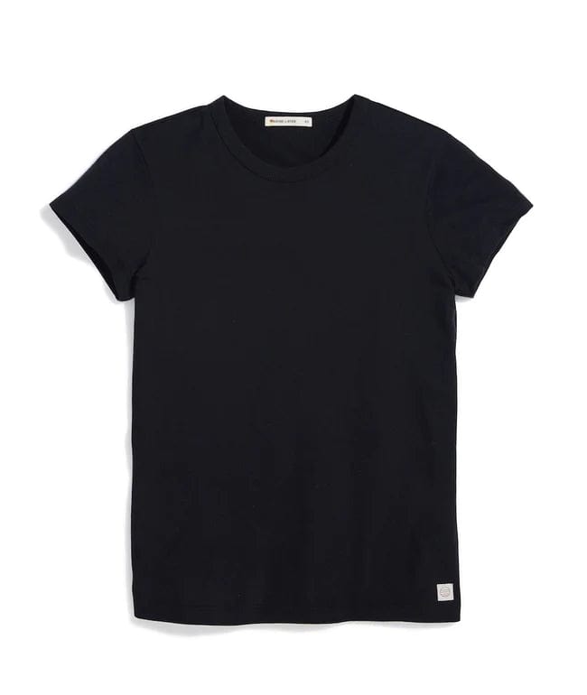 Marine Layer T-shirts XS / Black Marine Layer - Women's Signature Crew