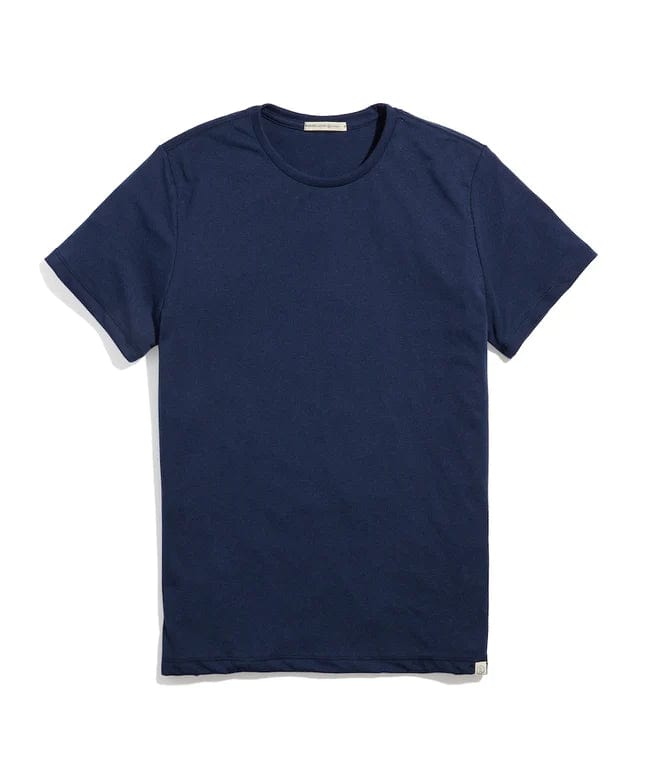 Marine Layer T-shirts XS / Navy Marine Layer - Men's Re-Spun Signature Crew