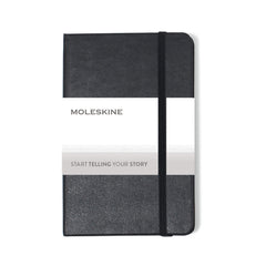 Moleskine - 25 piece minimum Accessories OSFA / BLACK Moleskine® Hard Cover Ruled Pocket Notebook (3.5