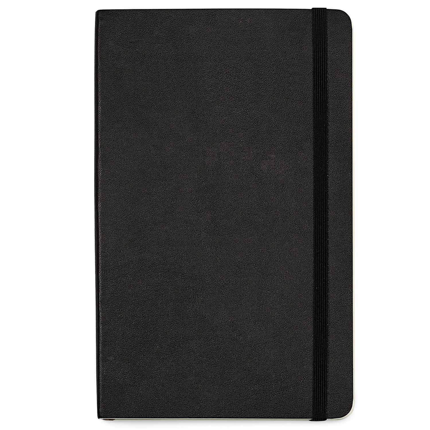 Moleskine - 25 piece minimum Accessories OSFA / BLACK Moleskine® Soft Cover Squared Large Notebook (5" x 8.25")