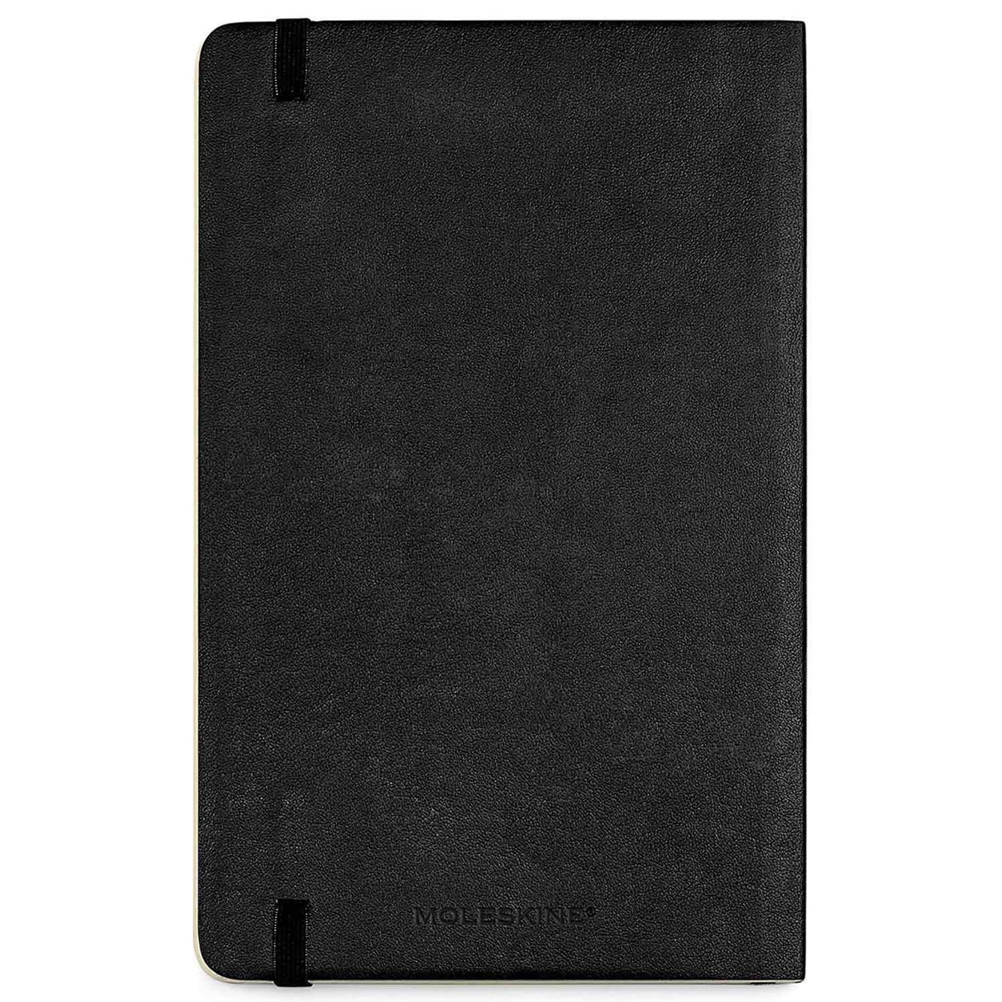 Moleskine - 25 piece minimum Accessories OSFA / BLACK Moleskine® Soft Cover Squared Large Notebook (5" x 8.25")