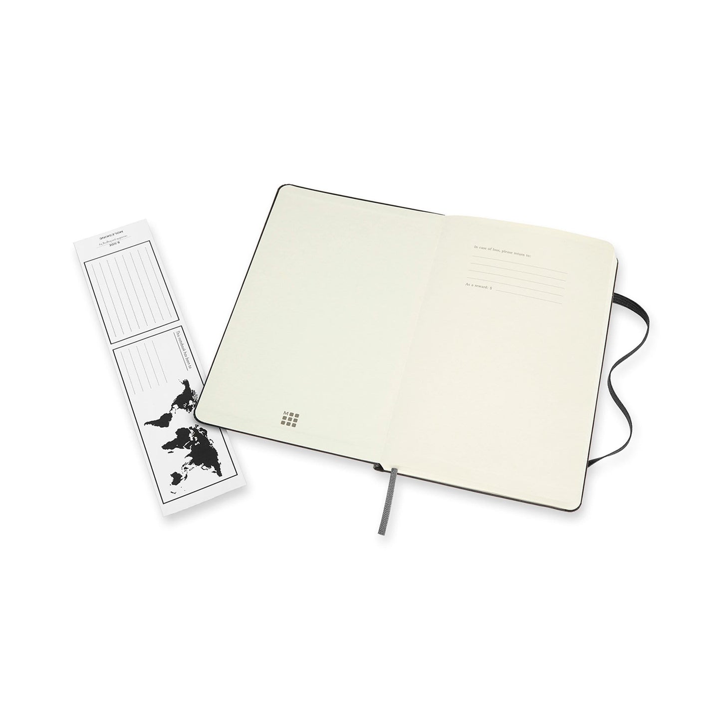 Moleskine Accessories Moleskine - Hard Cover Large Double Layout Notebook (5" x  8.25")