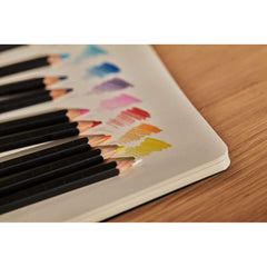 Moleskine Accessories One Size / Black Moleskine - Coloring Kit w/ Sketchbook and Watercolor Pencils