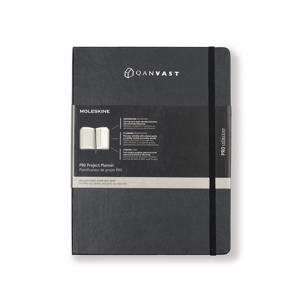 Moleskine Accessories One Size / Black Moleskine - Hard Cover Ruled Extra Large Professional Project Planner