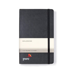 Moleskine Accessories One Size / Black Moleskine - Hard Cover Ruled Large Expanded Notebook (5