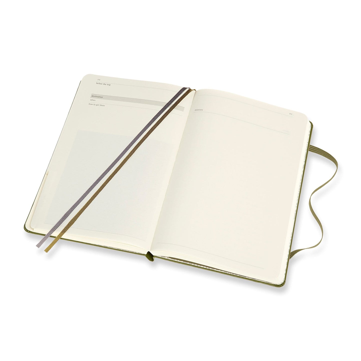 Moleskine Accessories One Size / Elm Green Moleskine - Passion Travel Journal (5.5" x 8.5")