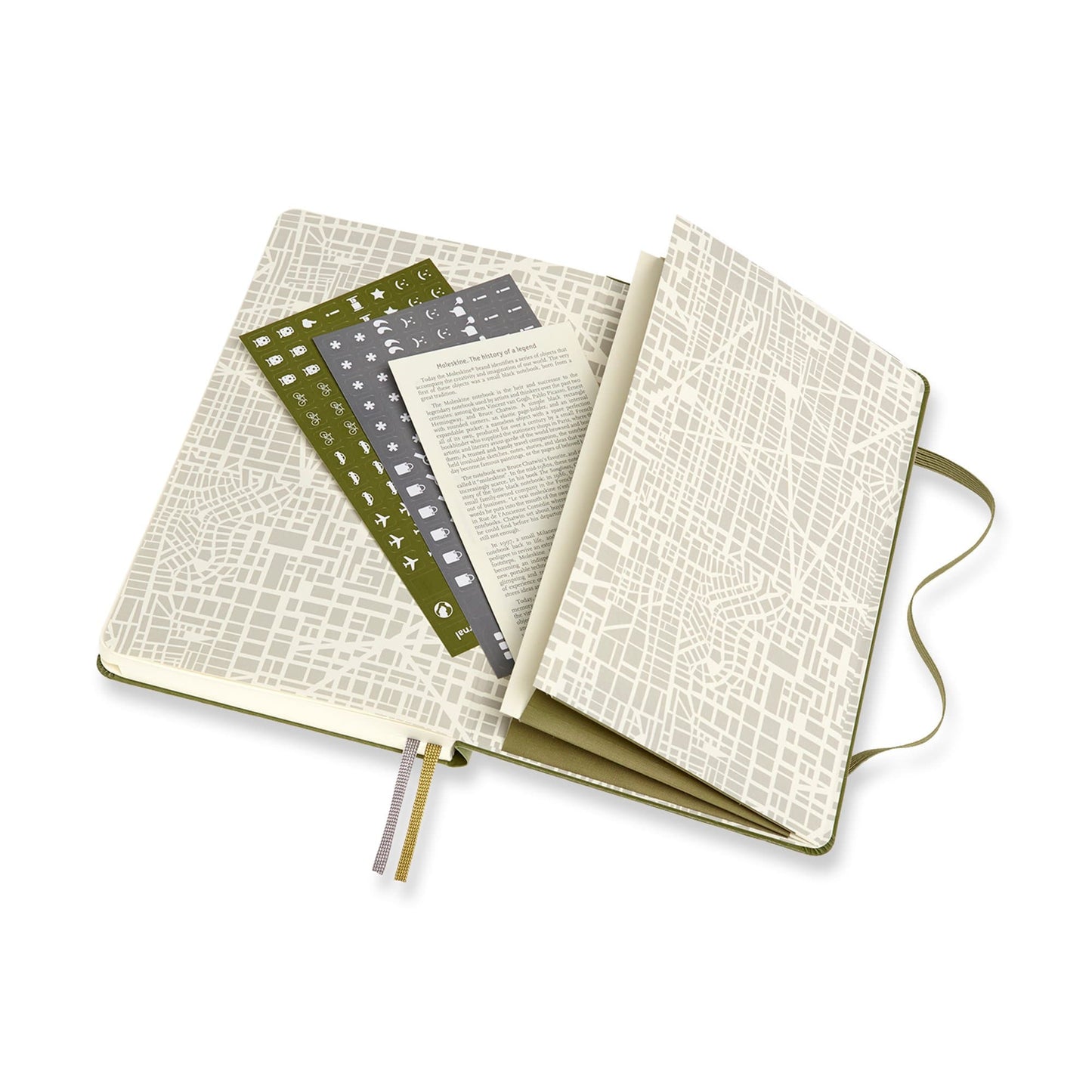 Moleskine Accessories One Size / Elm Green Moleskine - Passion Travel Journal (5.5" x 8.5")