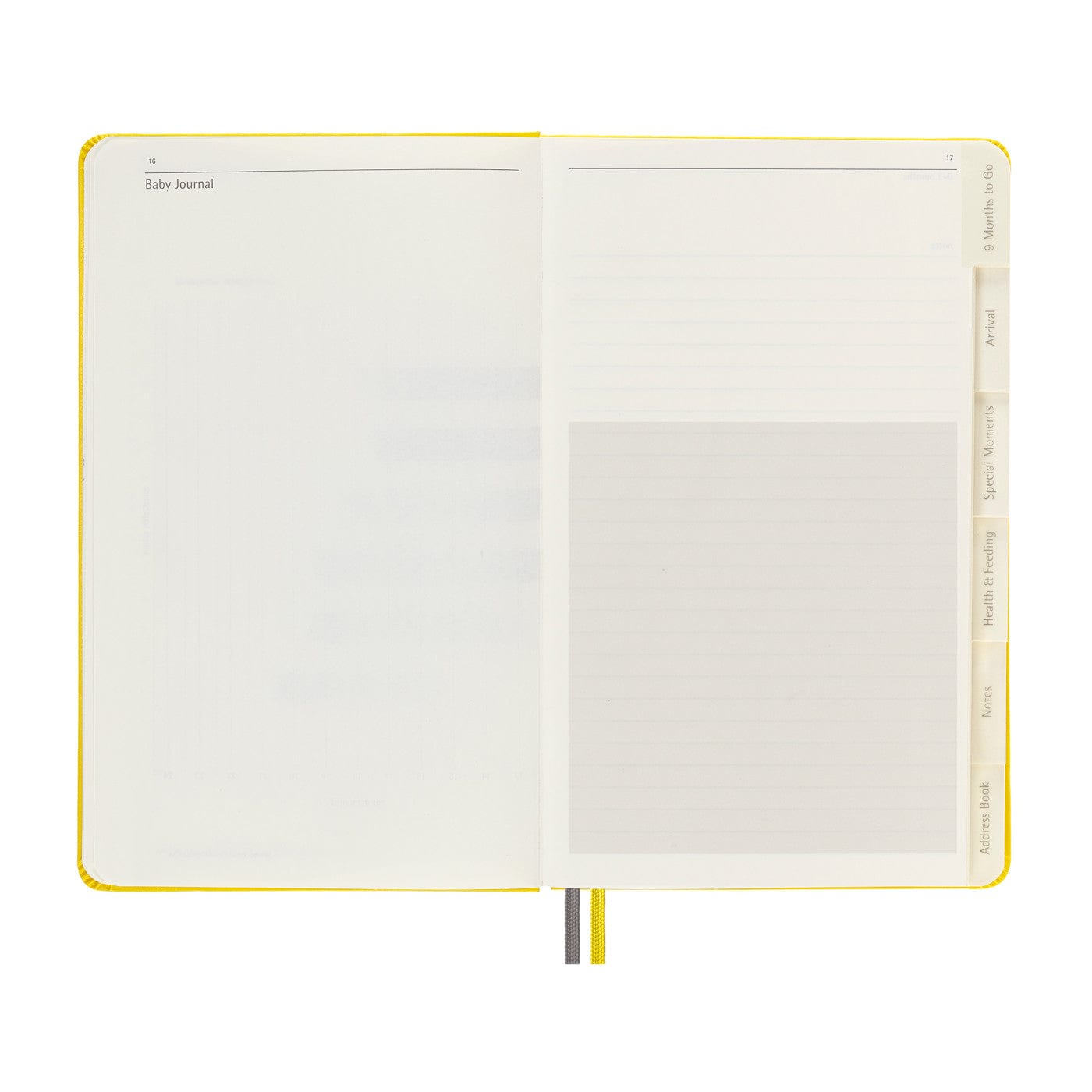 Moleskine Accessories One Size / Golden Yellow Moleskine - Passion Baby Journal (5.5" x 8.5")