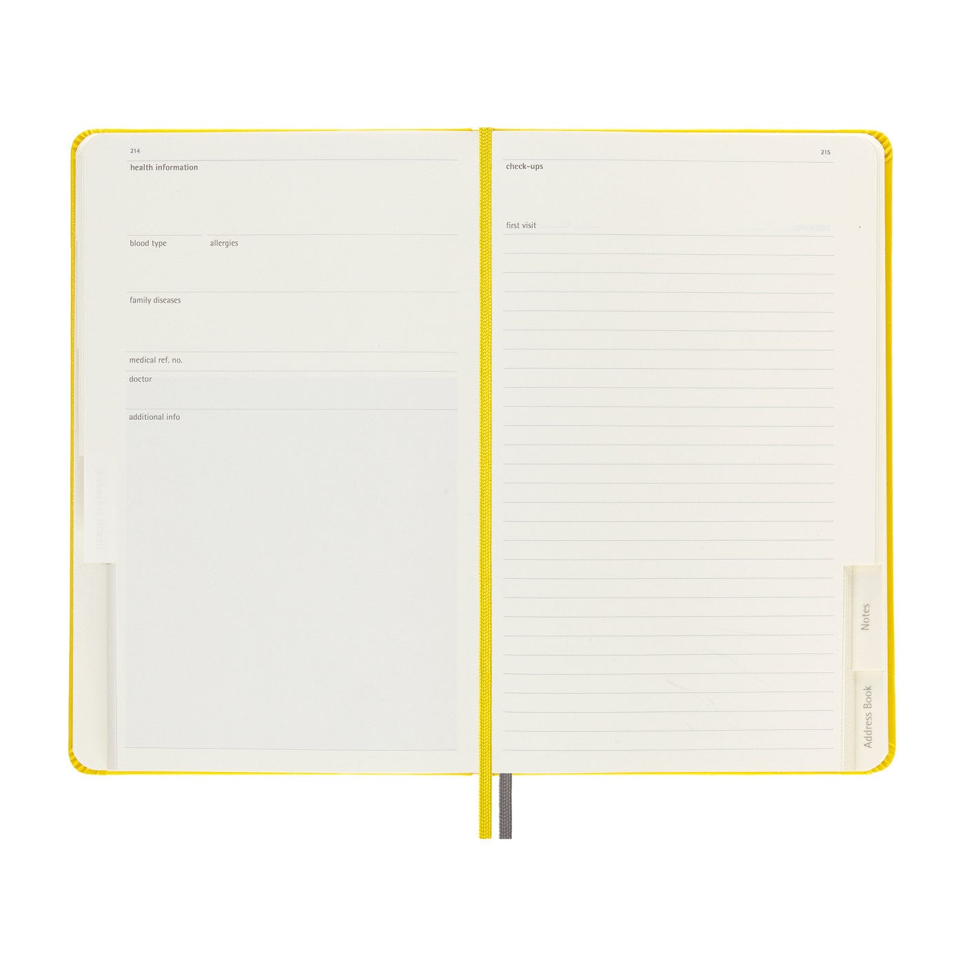 Moleskine Accessories One Size / Golden Yellow Moleskine - Passion Baby Journal (5.5" x 8.5")