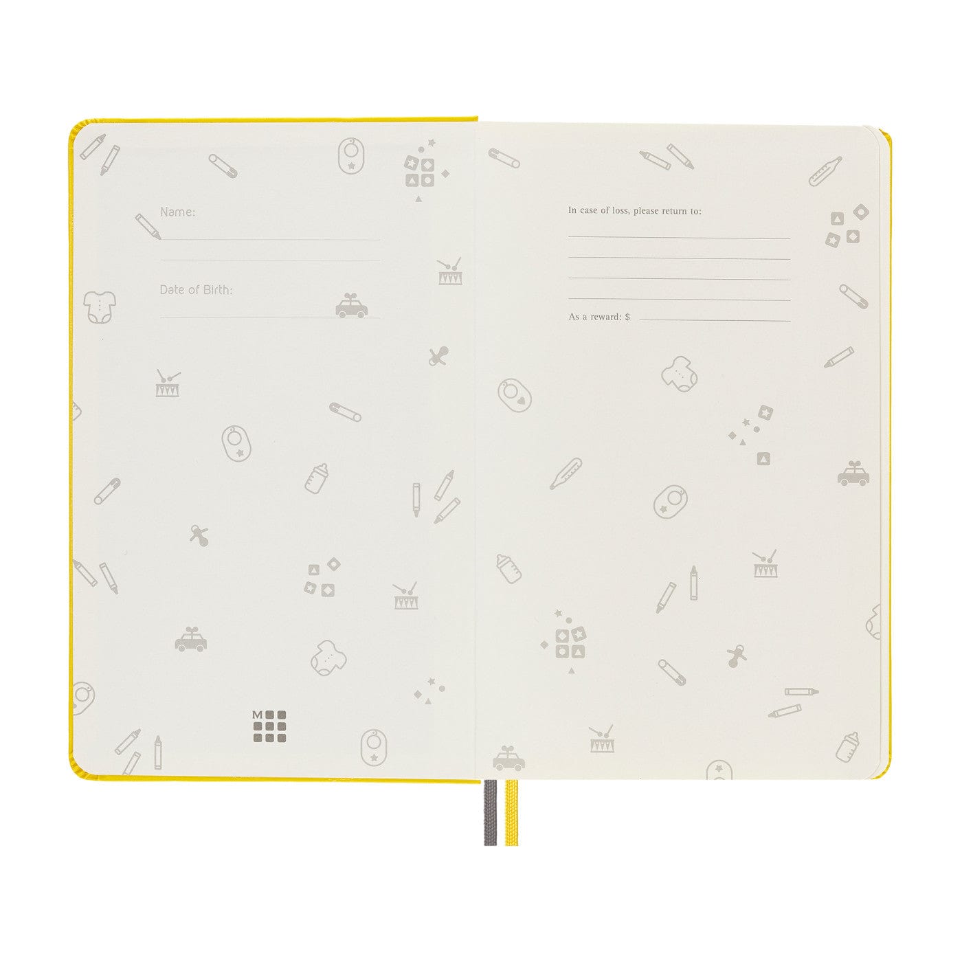 Moleskine Accessories One Size / Golden Yellow Moleskine - Passion Baby Journal (5.5" x 8.5")