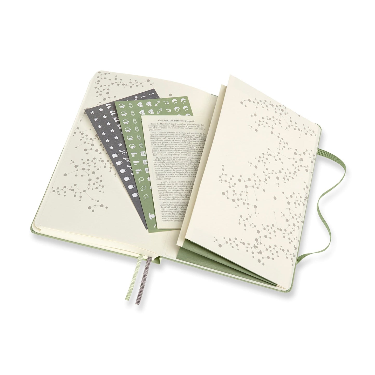 Moleskine Accessories One Size / Willow Green Moleskine - Passion Wellness Journal (5.5" x 8.5")