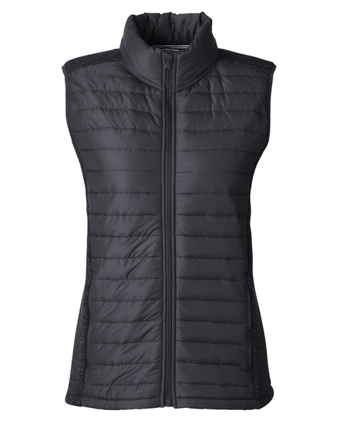 Nautica Outerwear XS / Black/Black Heather Nautica - Women's Harbor Puffer Vest
