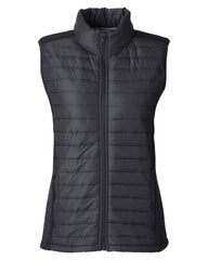 Nautica Outerwear XS / Black/Black Heather Nautica - Women's Harbor Puffer Vest