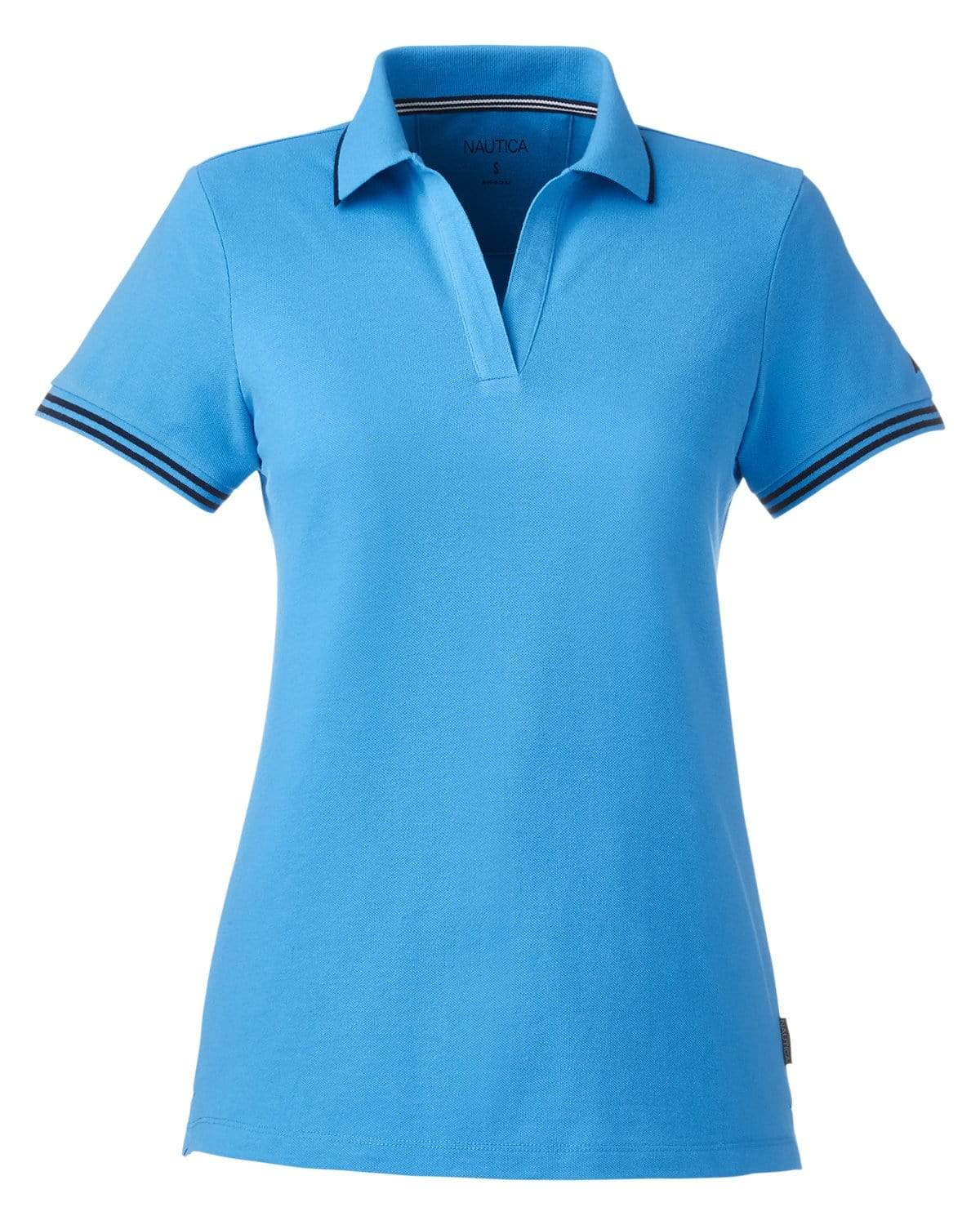 Nautica Polos XS / Azure Blue Nautica - Women's Deck Polo