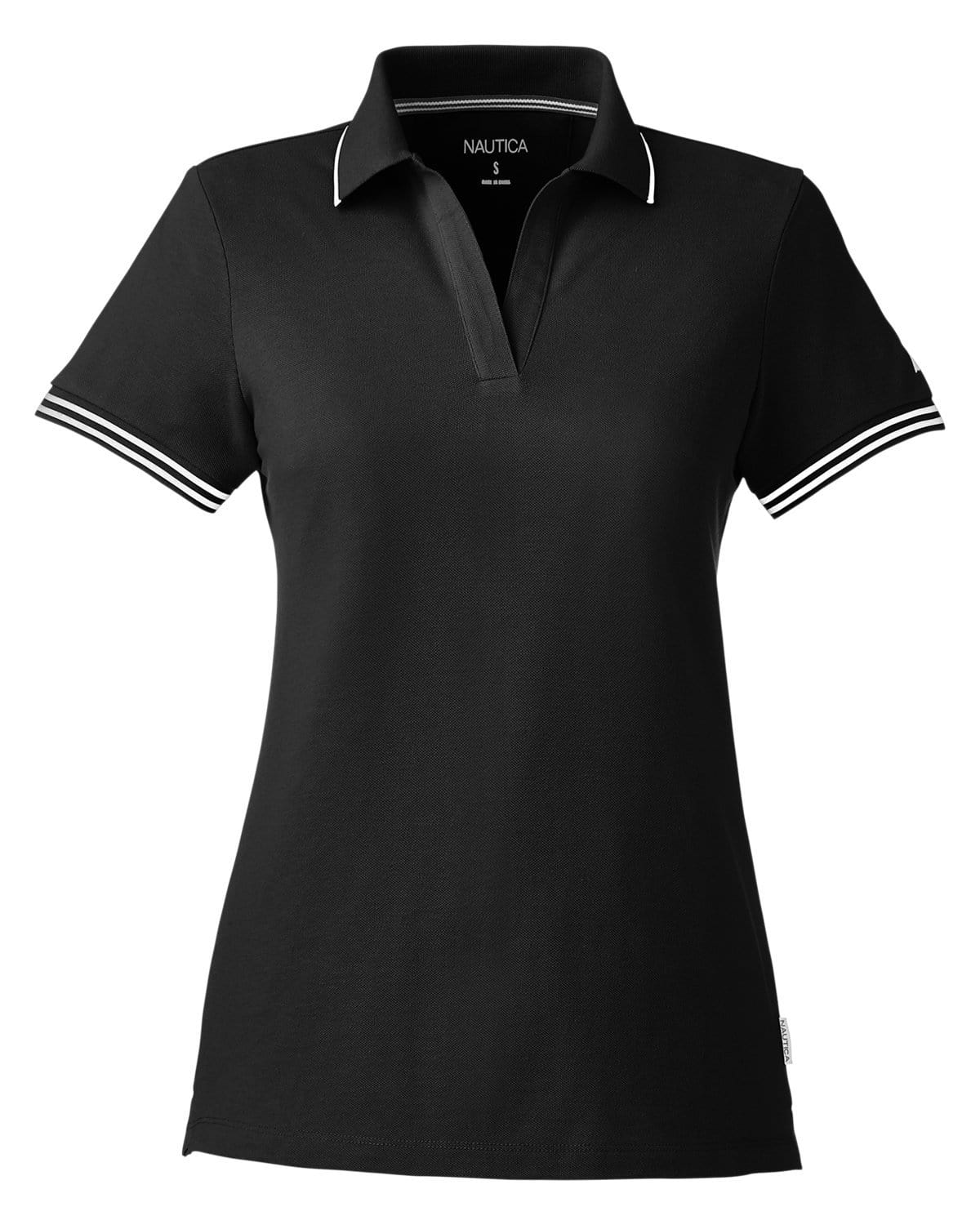 Nautica Polos XS / Black Nautica - Women's Deck Polo
