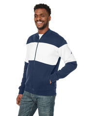 Nautica Sweatshirts Nautica - Men's Anchor Bomber Full-Zip Fleece Jacket