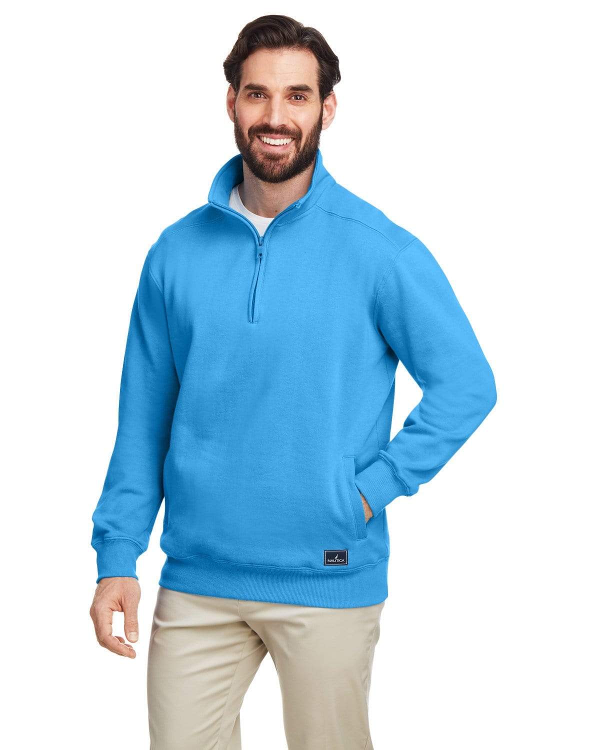 Nautica - Men's Anchor Quarter-Zip Pullover – Threadfellows