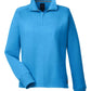 Nautica Sweatshirts XS / Azure Blue Nautica - Women's Anchor Quarter-Zip Pullover