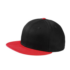 New Era Headwear Snapback / Black/Scarlet New Era - 9FIFTY Flat Bill Snapback Cap