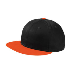 New Era Headwear Snapback / Black/Team Orange New Era - 9FIFTY Flat Bill Snapback Cap