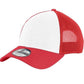 New Era Headwear Snapback / White/Scarlet Red New Era - 9FORTY Snapback Contrast Front Mesh Cap