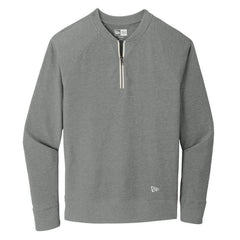 New Era Layering XS / Shadow Grey Heather New Era - Men's Sueded Cotton Blend 1/4-Zip Pullover