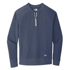 New Era Layering XS / True Navy Heather New Era - Men's Sueded Cotton Blend 1/4-Zip Pullover