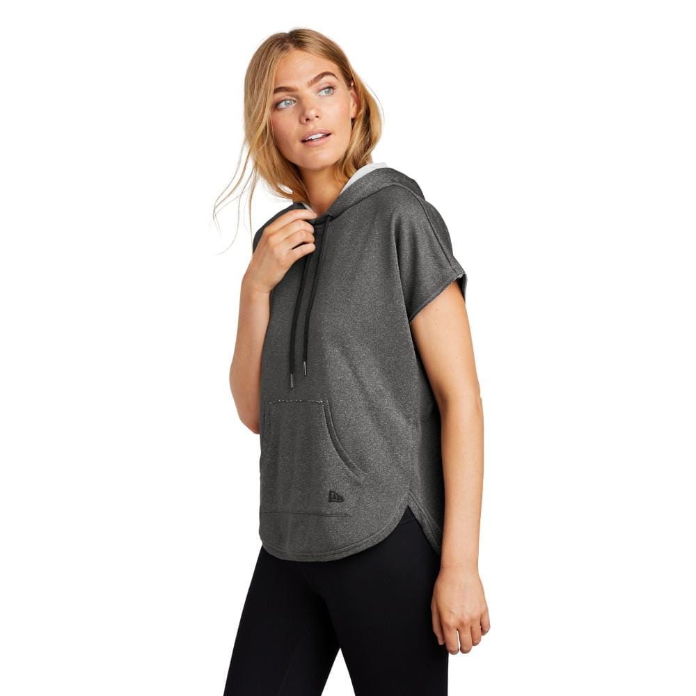 Avia Women's Short Sleeve Black Pullover Hoodie Active Wear Size 3XL(22)  New