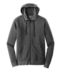 New Era Sweatshirts XS / Black Heather New Era - Men's Tri-Blend Fleece Full-Zip Hoodie
