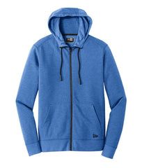 New Era Sweatshirts XS / Royal Heather New Era - Men's Tri-Blend Fleece Full-Zip Hoodie