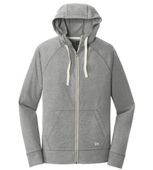 New Era Sweatshirts XS / Shadow Grey Heather New Era - Men's Sueded Cotton Full-Zip Hoodie