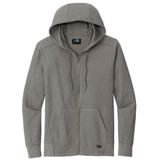 New Era Sweatshirts XS / Shadow Grey Heather New Era - Men's Thermal Full-Zip Hoodie