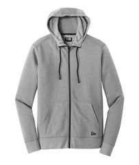 New Era Sweatshirts XS / Shadow Grey Heather New Era - Men's Tri-Blend Fleece Full-Zip Hoodie