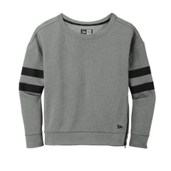 New Era Sweatshirts XS / Shadow Grey Heather New Era - Women's Tri-Blend Fleece Varsity Crew