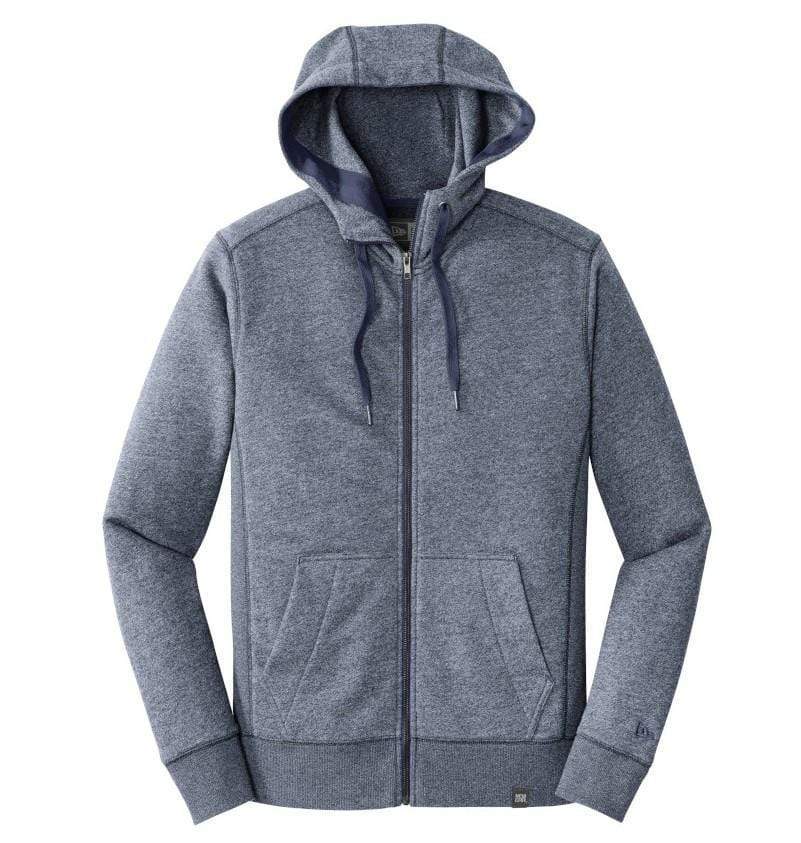 New Era Sweatshirts XS / True Navy Twist New Era - Men's French Terry Full-Zip Hoodie