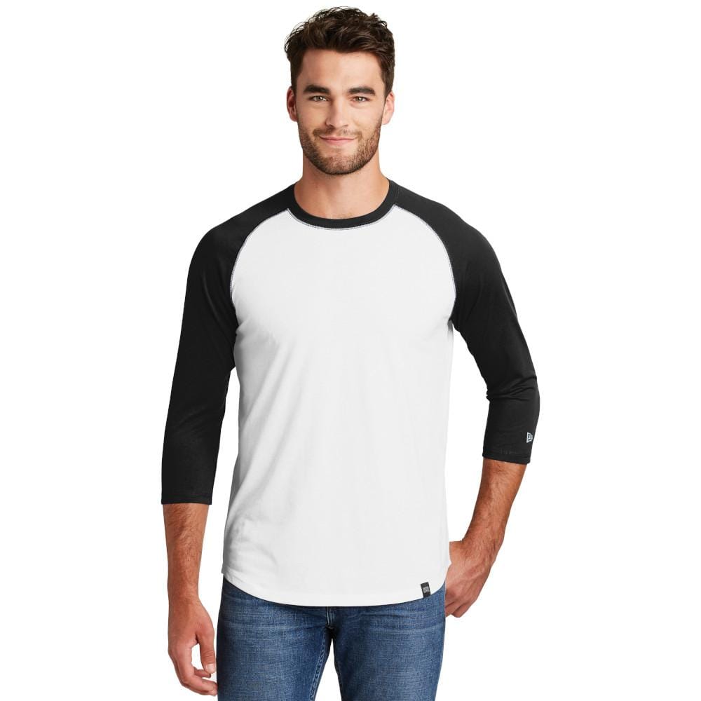 Joe's USA Mens Baseball Shirt, 3/4 sleeve, Raglan, Baseball tee