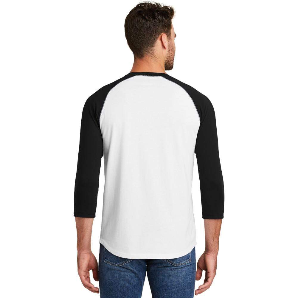 New Era T-shirts New Era - Mens Heritage Blend 3/4-Sleeve Baseball Raglan Tee
