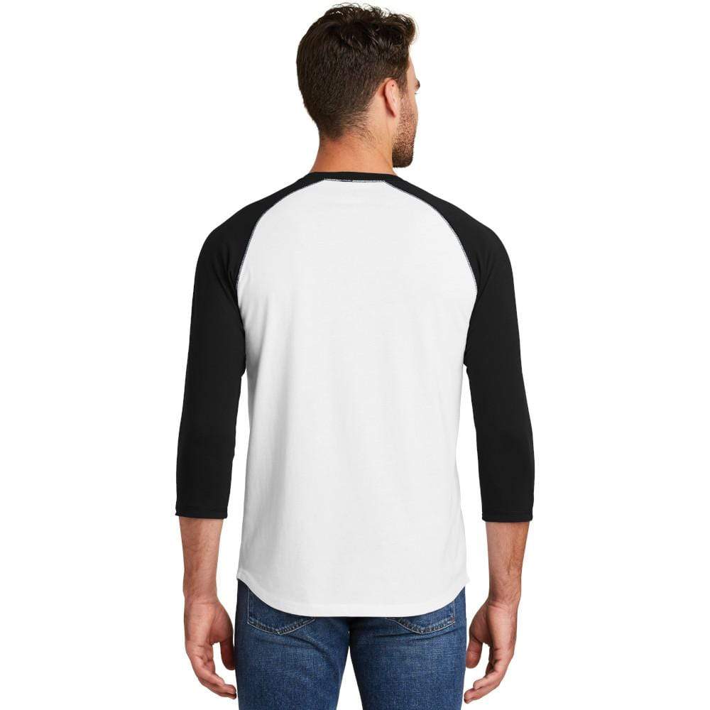 Custom New Era® Mens Heritage Blend 3/4 Sleeve Baseball Raglan T-Shirt