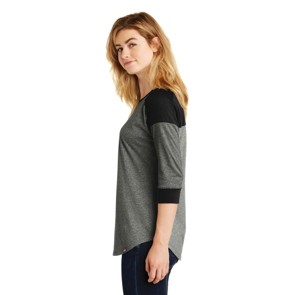 New Era T-shirts New Era - Women's Heritage Blend 3/4-Sleeve Baseball Raglan Tee