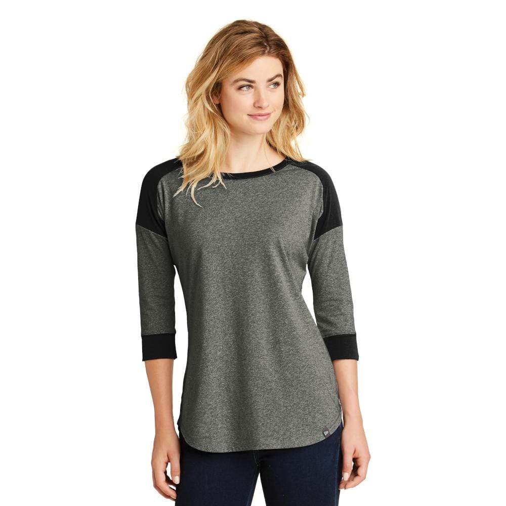 New Era T-shirts New Era - Women's Heritage Blend 3/4-Sleeve Baseball Raglan Tee