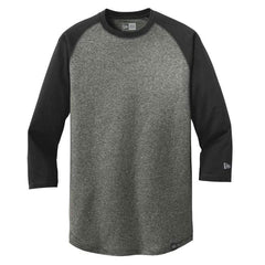 New Era T-shirts XS / Black/Black Twist New Era - Men's Heritage Blend 3/4-Sleeve Baseball Raglan Tee