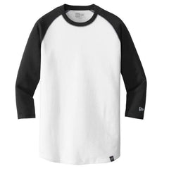 New Era T-shirts XS / Black/White New Era - Men's Heritage Blend 3/4-Sleeve Baseball Raglan Tee